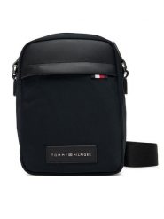 Tommy Hilfiger Saszetka Th Nylon Mini Reporter AM0AM13618 Czarny. Czarne saszetki męskie Tommy Hilfiger, bez wzorów, z materiału. Za 309.99 zł.