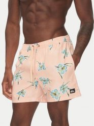 Quiksilver Szorty kąpielowe Everyday Straight Volley 15 EQYJV04121 Pomarańczowy Regular Fit. Brązowe kąpielówki męskie Quiksilver, bez wzorów, z syntetyku. Za 129.99 zł.