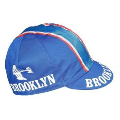 Czapka rowerowa Gist Equipe Vintage Brooklin. Niebieskie czapki męskie GIST, bez wzorów, klasyczne. Za 129.00 zł.
