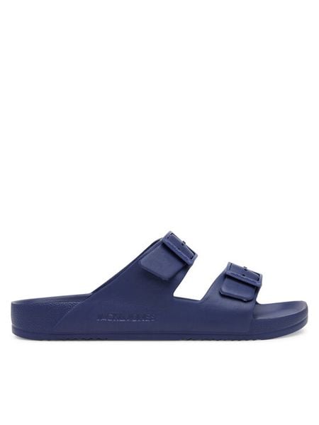 Jack & Jones Klapki Jfwcroxton 12204004 Granatowy. Niebieskie klapki i japonki męskie Jack & Jones, bez wzorów, z syntetyku. Za 79.99 zł.