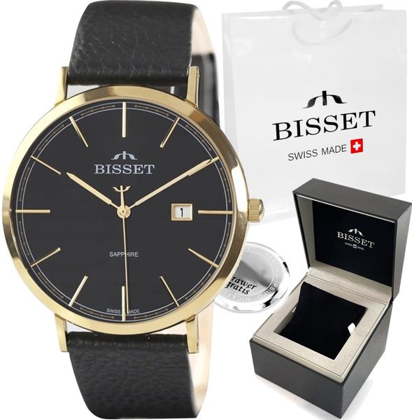 Zegarek Bisset Szwajcarski zegarek męski DORF-1 z GRAWEREM. Zegarki męskie Bisset. Za 639.00 zł.