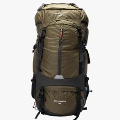 Plecak turystyczny hiking unisex Swedemount Expedition Backpack 70L. Zielone plecaki męskie SWEDEMOUNT, bez wzorów. W wyprzedaży za 372.00 zł.