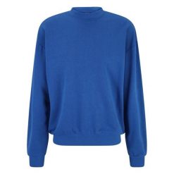 Lekka Bluza Męska Z Frotte. Niebieskie bluzy nierozpinane męskie Urban Classics, m, bez wzorów, bez ramiączek, bez kaptura. Za 104.99 zł.