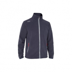 Polar żeglarski RACE męski. Niebieskie bluzy z polaru męskie TRIBORD, z materiału. W wyprzedaży za 59.99 zł.