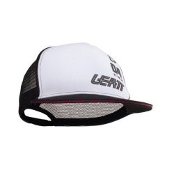 Czapka z daszkiem LEATT Cap Trucker. Czarne czapki męskie LEATT, bez wzorów, sportowe. W wyprzedaży za 116.10 zł.