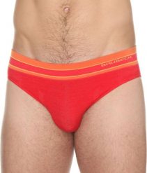 Brubeck Slipy męskie Active Wool czerwone r. S (BE10110). Czerwone slipki męskie Brubeck, m, bez wzorów. Za 33.79 zł.