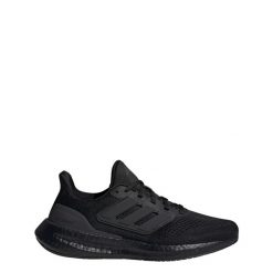 Buty Pureboost 23. Czarne buty do biegania męskie ADIDAS, bez wzorów, z materiału, bez zapięcia, do biegania. Za 499.99 zł.