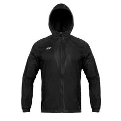 Kurtka ortalionowa piłkarska dla dorosłych Zina Delta PRO 2.0 Senior. Czarne kurtki męskie Zina, m, bez wzorów, sportowe, bez ramiączek, bez kaptura. Za 329.00 zł.