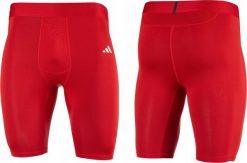 Adidas Spodenki męskie adidas Techfit Aeroready Short Tights czerwone HP0616 L. Czerwone szorty sportowe męskie ADIDAS, bez wzorów, sportowe. Za 121.22 zł.