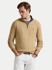 Polo Ralph Lauren Bluza 710812963063 Beżowy Regular Fit. Brązowe bluzy nierozpinane męskie Polo Ralph Lauren, m, bez wzorów, z bawełny, bez ramiączek, bez kaptura. Za 699.99 zł.