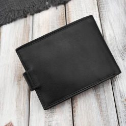 Paolo Peruzzi Portfel męski skórzany klasyczny czarny RFID AL-16-BL. Czarne portfele męskie Paolo Peruzzi, bez wzorów. Za 92.16 zł.