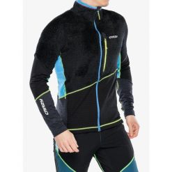 Bluza rozpinana męska Crazy Pull Magma. Czarne bluzy rozpinane męskie CRAZY, m, bez wzorów, bez ramiączek, bez kaptura. Za 986.99 zł.