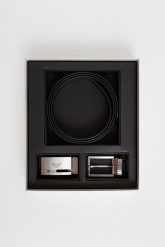 Pasek męski skórzany EMPORIO ARMANI. Paski męskie Emporio Armani, bez wzorów. Za 799.00 zł.