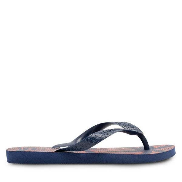 Japonki Havaianas. Niebieskie klapki i japonki męskie Havaianas, bez wzorów. Za 59.99 zł.