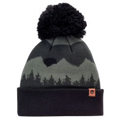 Czapka Unisex Dla Dorosłych Ronge. Czarne czapki męskie Hi-tec, bez wzorów, sportowe. Za 82.99 zł.