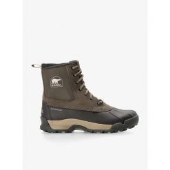 Buty zimowe męskie Sorel Buxton Lite Boot WP. Brązowe buty zimowe męskie Sorel, na zimę, bez wzorów, sportowe, bez obcasa, bez zapięcia. Za 543.99 zł.