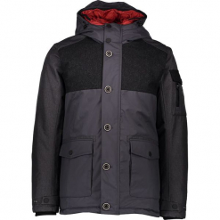 Parka w kolorze antracytowym. Szare parki męskie CMP Men, z materiału. W wyprzedaży za 545.95 zł.
