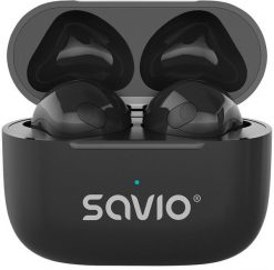 Słuchawki z mikrofonem Savio TWS-02 PRO bezprzewodowe Bluetooth. Słuchawki bluetooth Savio. Za 54.61 zł.