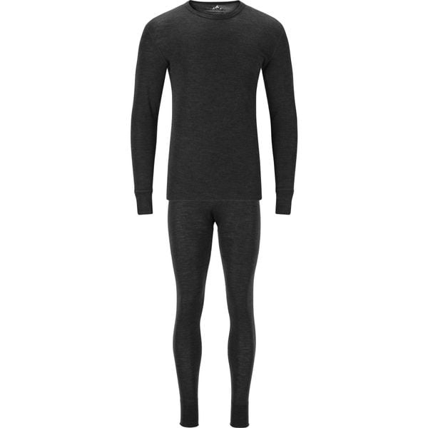 Komplet termoaktywny męski Whistler Cerro Merino. Czarne bielizna termoaktywna męska Whistler, m, bez wzorów, bez ramiączek, narciarskie. Za 422.00 zł.