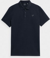 4f Tshirt Polo Ciemny Granat TPTSM039 r. S. Koszulki polo męskie 4f, m, bez wzorów, bez kołnierzyka, bez ramiączek. Za 71.90 zł.