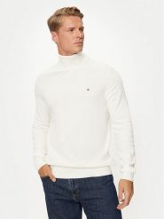 Tommy Hilfiger Golf MW0MW28048 Biały Regular Fit. Białe kardigany męskie Tommy Hilfiger, m, bez wzorów, z bawełny, bez ramiączek. Za 309.99 zł.