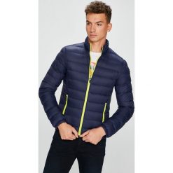 Trussardi Jeans - Kurtka puchowa. Czarne kurtki męskie TRUSSARDI JEANS, z jeansu, z krótkim rękawem. Za 799.90 zł.