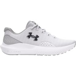 Buty do biegania męskie Under Armour Charged Surge 4halo. Białe buty do biegania męskie Under Armour, bez wzorów, bez zapięcia, do biegania. Za 189.99 zł.