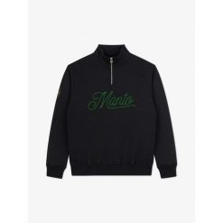 MANTO bluza ONE czarna. Czarne bluzy nierozpinane męskie Manto, bez wzorów, bez ramiączek, bez kaptura. Za 279.00 zł.