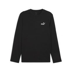 Męska koszulka Essentials z logo No. 1 i długim rękawem PUMA. Czarne koszulki męskie z długim rękawem Puma, l, bez wzorów, casualowe, bez kołnierzyka, bez ramiączek. Za 129.00 zł.