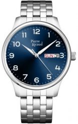 Zegarek męski Pierre Ricaud P91106.5125Q srebrny. Szare zegarki męskie Pierre Ricaud, srebrne. Za 390.00 zł.
