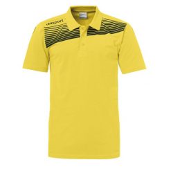 Polo Uhlsport Liga 2.0. Czarne koszulki polo męskie Uhlsport, m, bez wzorów, z bawełny, sportowe, bez kołnierzyka, bez ramiączek. Za 71.90 zł.