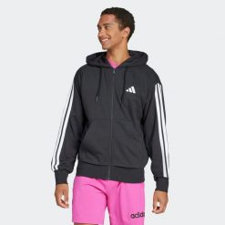 Bluza z kapturem męska ADIDAS. Bluzy z kapturem męskie ADIDAS, m, bez wzorów, z bawełny, z kapturem. W wyprzedaży za 199.99 zł.