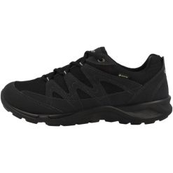 Buty do chodzenia męskie Ecco 82578451707. Czarne buty trekkingowe męskie ecco, bez wzorów, z materiału, sportowe, bez obcasa, bez zapięcia. Za 789.99 zł.