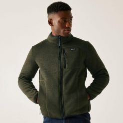 Polar męski rozsuwany Barlee. Zielone bluzy z polaru męskie Regatta, m, bez wzorów, z dzianiny, klasyczne, bez ramiączek, bez kaptura. W wyprzedaży za 249.99 zł.
