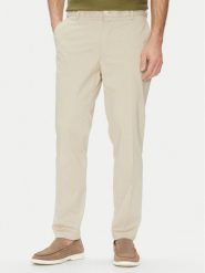 BOSS Spodnie materiałowe H-Kane 50540906 Beżowy Regular Fit. Brązowe spodnie na co dzień męskie Boss, bez wzorów, z bawełny. Za 399.99 zł.