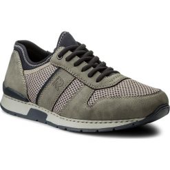 Sneakersy RIEKER - 19400-41 Grey. Szare buty sportowe na co dzień męskie Rieker, z materiału. W wyprzedaży za 189.00 zł.