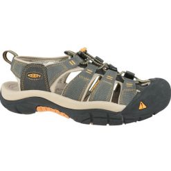 Buty trekkingowe męskie Keen Newport H2. Brązowe buty zimowe męskie Keen, bez wzorów, z materiału, sportowe, bez obcasa, bez zapięcia. Za 369.00 zł.