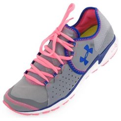 Buty Męskie Under Armour Micro G Tiendas Xroom Medellin Szare. Czerwone buty do biegania męskie Under Armour, bez wzorów, bez zapięcia, do biegania. Za 396.99 zł.