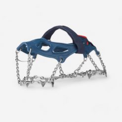 Nakładki antypoślizgowe SH500. Buty trekkingowe męskie QUECHUA, bez wzorów, sportowe, bez obcasa, bez zapięcia. Za 119.99 zł.
