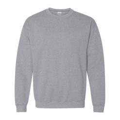 Bluza Rozpinana Z Grubej Mieszanki Dla Dorosłych Unisex. Szare bluzy rozpinane męskie GILDAN, m, bez wzorów, bez ramiączek, bez kaptura. Za 77.99 zł.