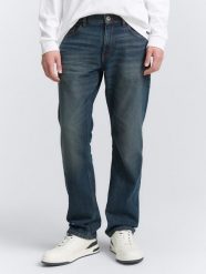 Męskie Spodnie Jeansowe Marvin Straight Mid Stone Blue Grey Denim 1047981 10162, W32 L32. Niebieskie spodnie na co dzień męskie Tom Tailor, bez wzorów, z bawełny, casualowe. Za 179.99 zł.