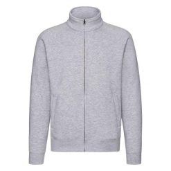 Kurtka Unisex Premium Plain Dla Dorosłych. Białe kurtki męskie Fruit of the Loom, xl, bez wzorów, sportowe, bez ramiączek, bez kaptura. Za 210.99 zł.