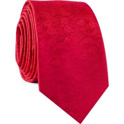 Krawat KWTR001790. Czerwone krawaty i muchy męskie Giacomo Conti, bez wzorów, z mikrofibry, eleganckie. Za 69.00 zł.