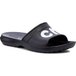 Klapki CROCS - Classic Graphic Slide 204465 Black/White. Czarne klapki i japonki męskie Crocs, bez wzorów, z tworzywa sztucznego. Za 119.00 zł.