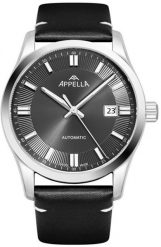 Zegarek męski Appella L70009.5217A czarny. Czarne zegarki męskie Appella. Za 2,980.00 zł.