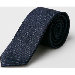 S.Oliver Black Label - Krawat. Niebieskie krawaty i muchy męskie marki s.Oliver BLACK LABEL, bez wzorów, z jedwabiu. Za 129.90 zł.