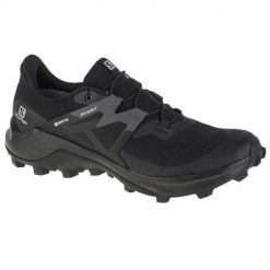 Buty do biegania męskie Salomon Wildcross 2 Gtx. Czarne buty do biegania męskie Salomon, bez wzorów, z gumy, bez zapięcia, do biegania. Za 756.00 zł.