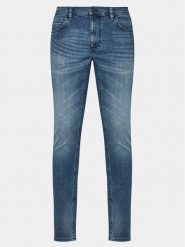 Sisley Jeansy 4Y7V576L9 Niebieski Skinny Fit. Niebieskie jeansy męskie Sisley, bez wzorów, z bawełny. Za 179.99 zł.