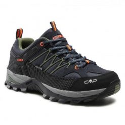 Buty trekkingowe męskie CMP Rigel Low Wp. Brązowe buty trekkingowe męskie CMP, bez wzorów, sportowe, bez obcasa, bez zapięcia. Za 529.99 zł.