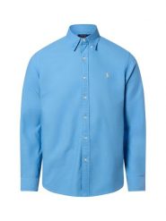 Polo Ralph Lauren Męska koszula casual Mężczyźni Regular Fit Bawełna niebieski jednolity, L. Niebieskie koszule męskie Polo Ralph Lauren, l, bez wzorów, z bawełny, bez kołnierzyka, bez ramiączek. Za 689.95 zł.